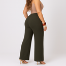 Calça Pantalona Feminina Cintura Alta