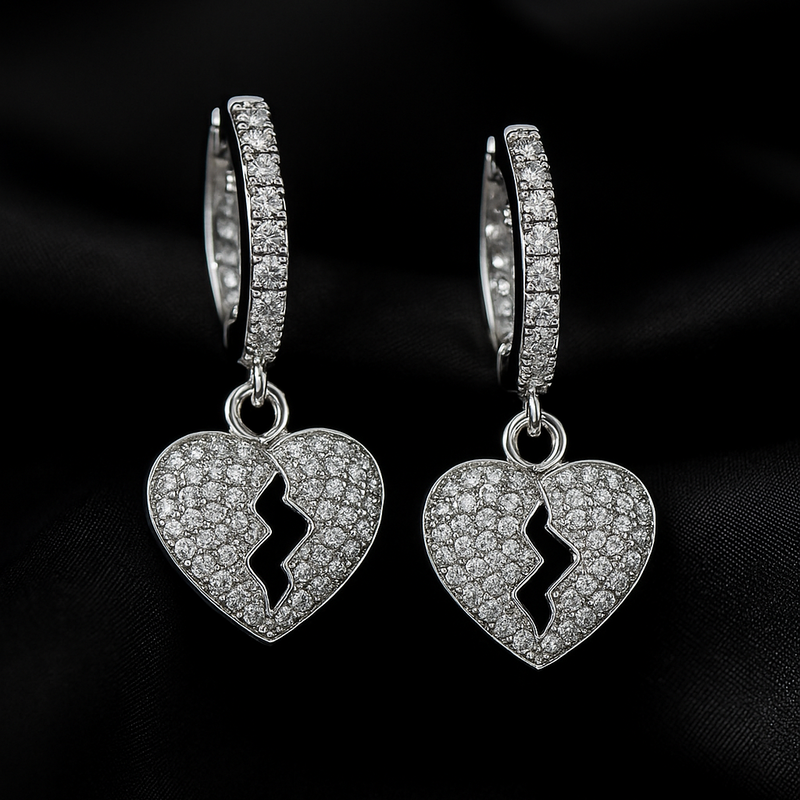 Brincos Broken Heart - Exclusivo