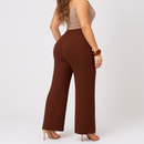 Calça Pantalona Feminina Cintura Alta