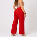 Calça Pantalona Feminina Cintura Alta