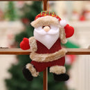 4pcs Merry Christmas Ornaments DIY Xmas Gift Santa Claus Snowman Tree Pendant Doll Hang Decoration for Home Noel Natal New Year