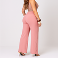 Calça Pantalona Feminina Cintura Alta