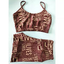 Conjunto Short e Top Lives Fitness