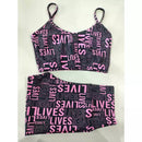 Conjunto Short e Top Lives Fitness