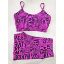 Conjunto Short e Top Lives Fitness