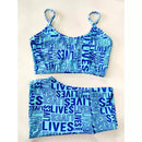 Conjunto Short e Top Lives Fitness