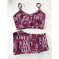 Conjunto Short e Top Lives Fitness