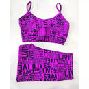 Conjunto Short e Top Lives Fitness