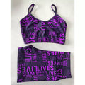 Conjunto Short e Top Lives Fitness