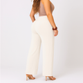 Calça Pantalona Feminina Cintura Alta