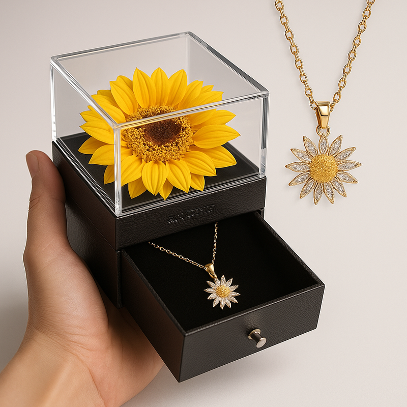 Colar Girassol Premium Gift Set